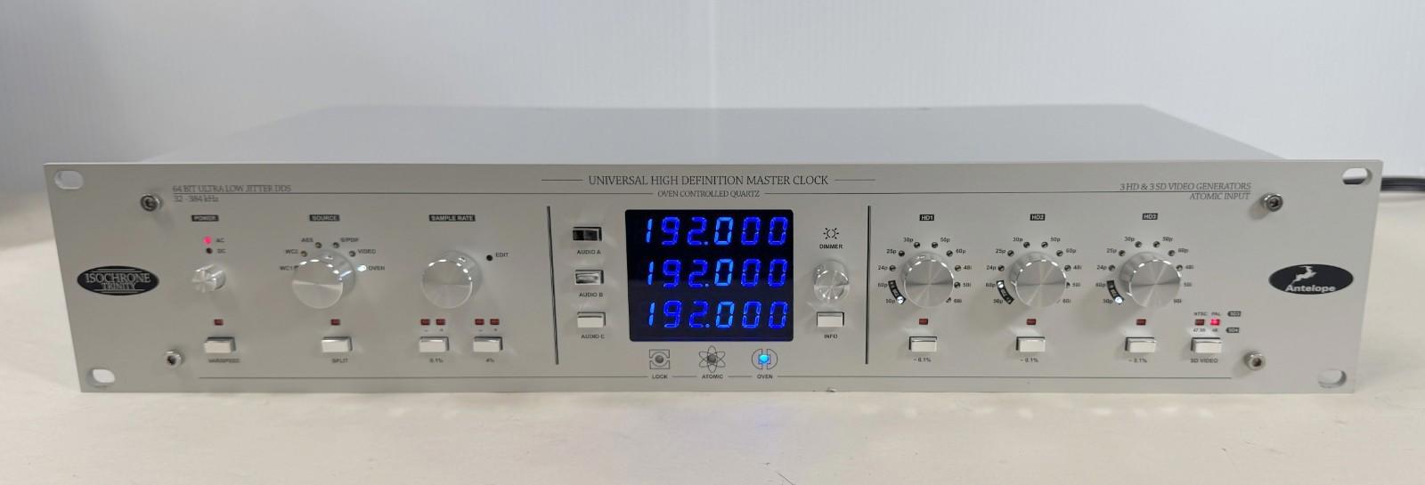 Antelope Audio Isochrone Trinity High Definition Master Clock - Free Shipping