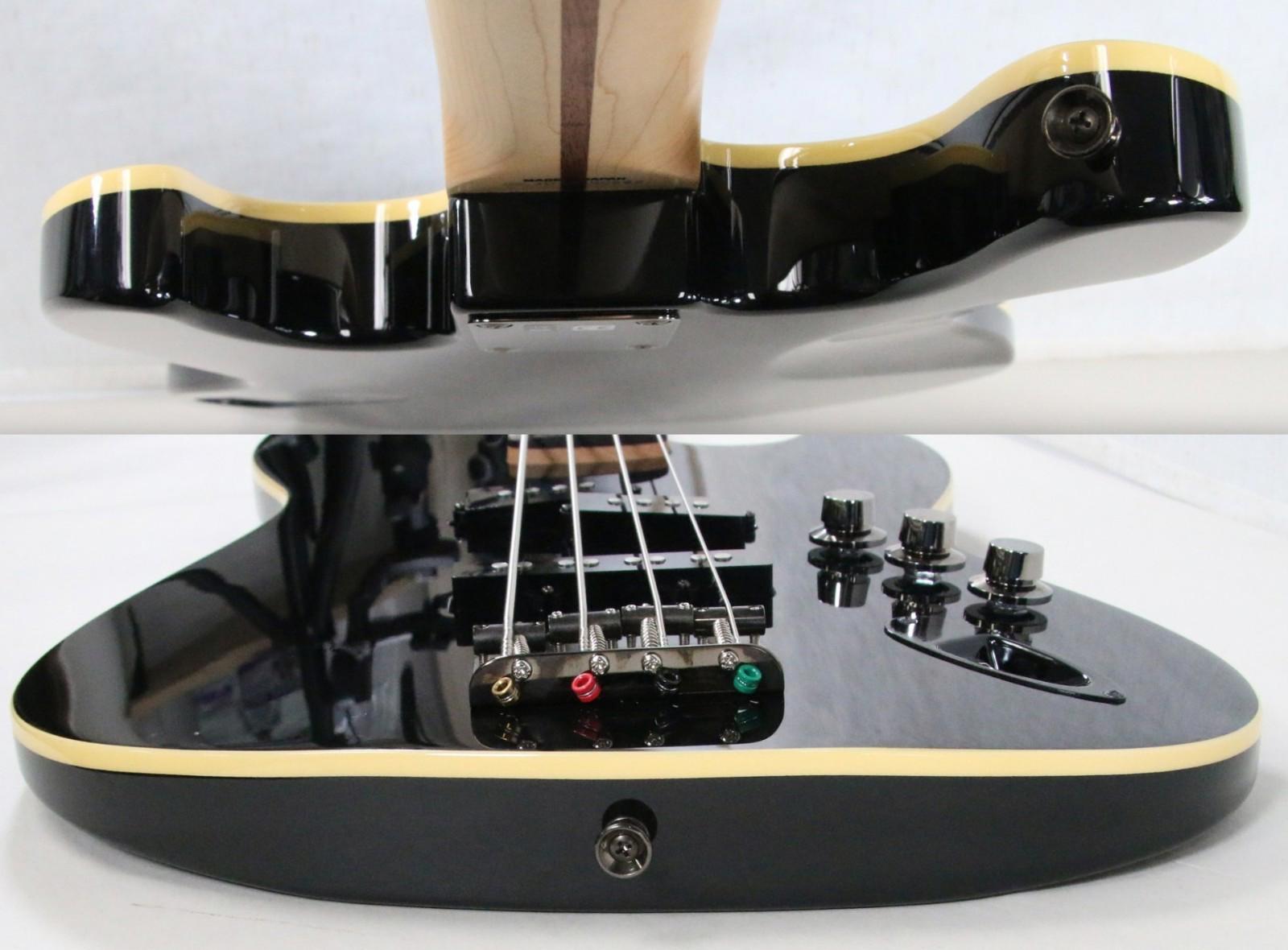 Fender Aerodyne Jazz Bass 2018 Made in Japan Black 4-String Electric Bass NICE!