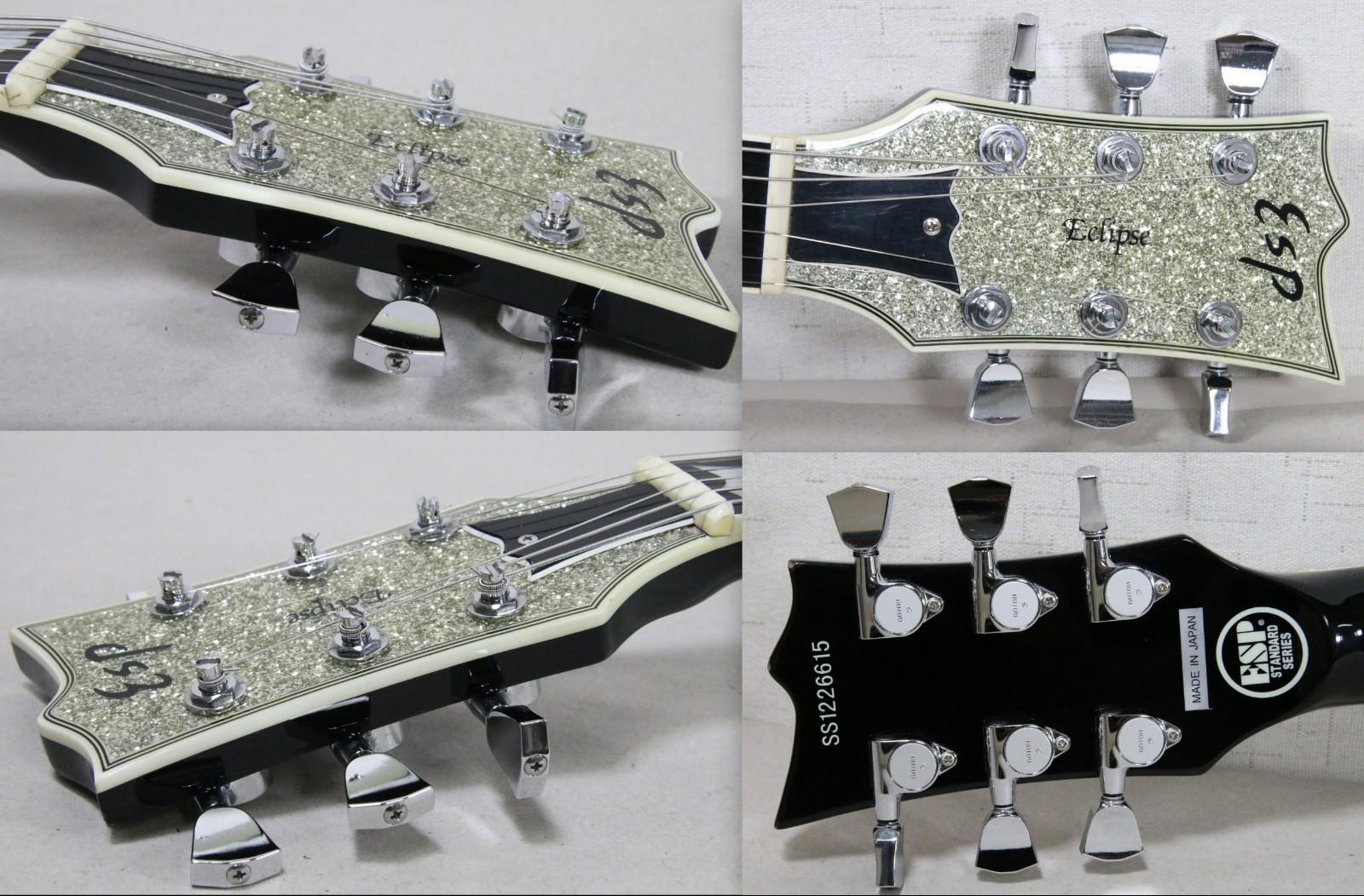 ESP Eclipse 2012 Standard Series Silver Sparkle MIJ Electric Guitar w/OHSC NICE!