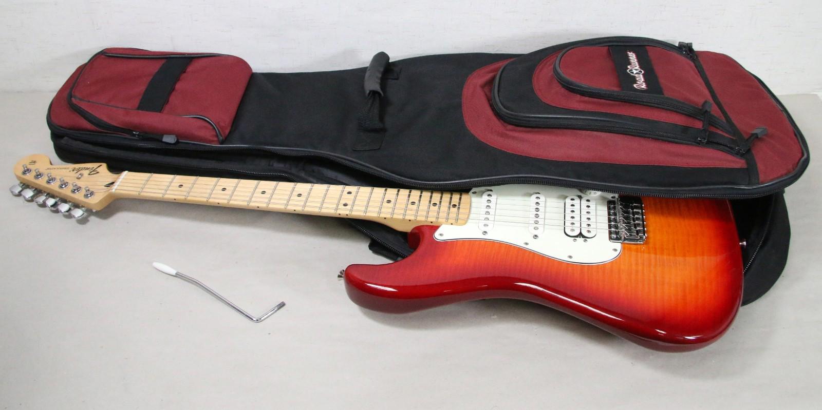 Fender Standard Stratocaster 2013 HSS Plus Top Aged Cherry Burst Electric Guitar