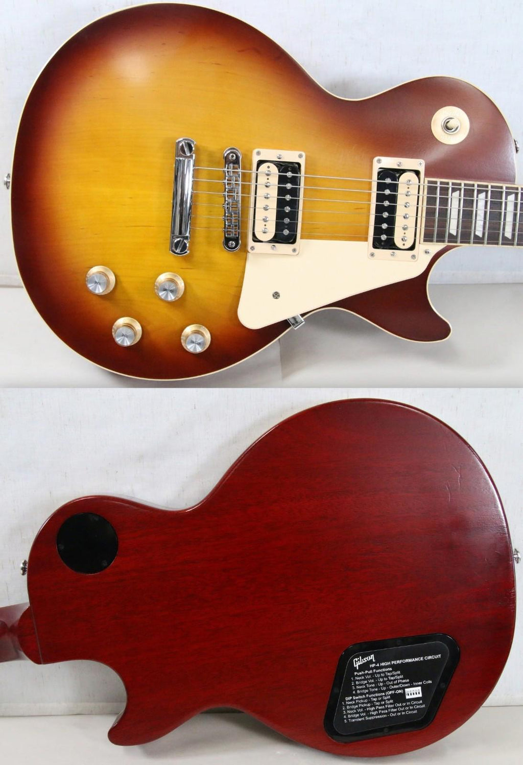 2023 Gibson Les Paul Traditional Pro V Satin Iced Tea Electric Guitar w/Case WOW