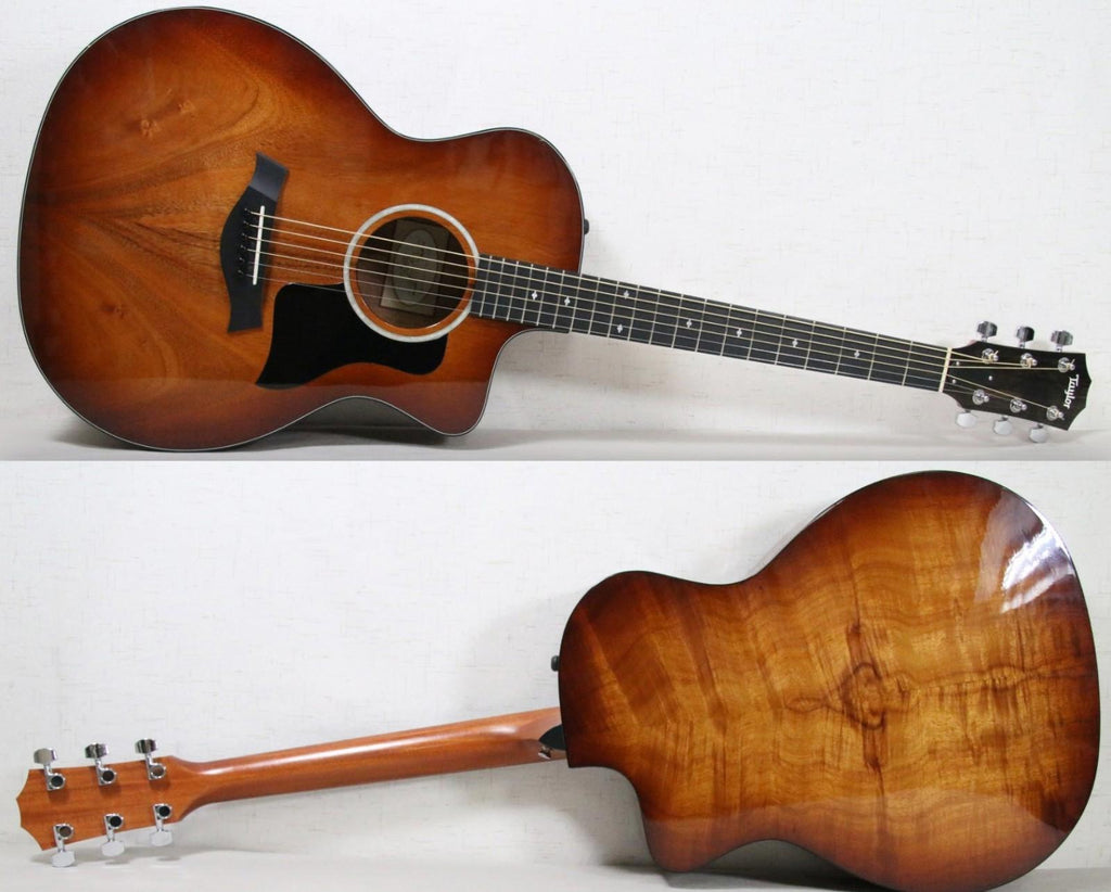 2017 Taylor 224ce-K DLX Koa Grand Auditorium Acoustic Electric Guitar w/ OHSC