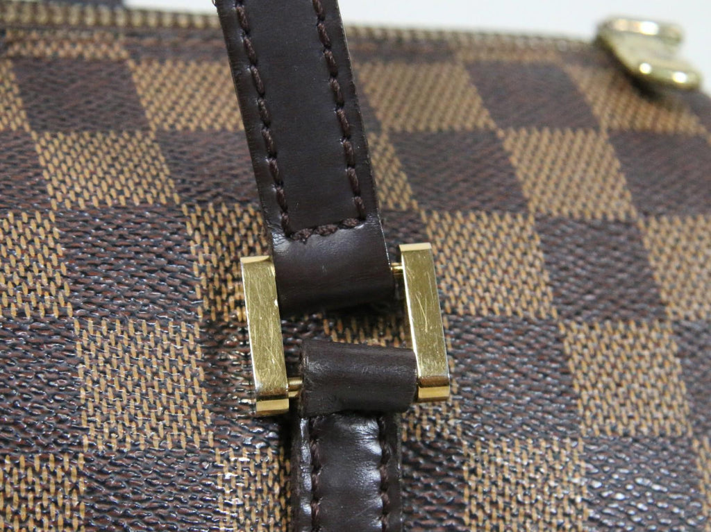 Louis Vuitton Papillion 30 Damier Ebene Canvas Handbag Vintage Authentic - Clean