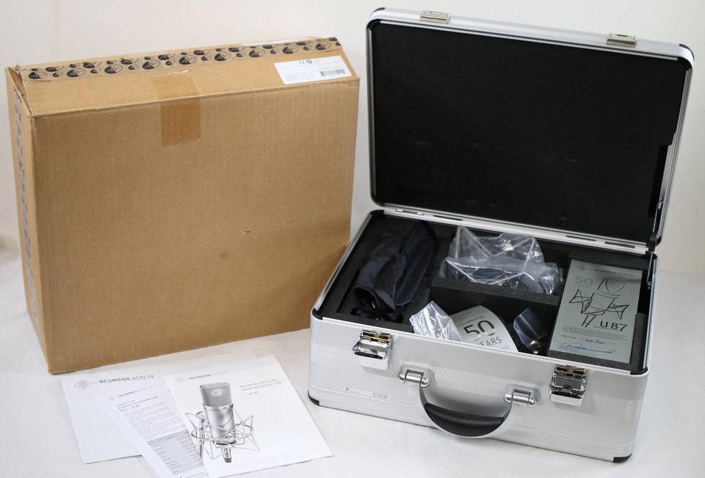 RARE Neumann U87ai Rhodium Edition Set Limited Edition of 500 - NEW - Must See!
