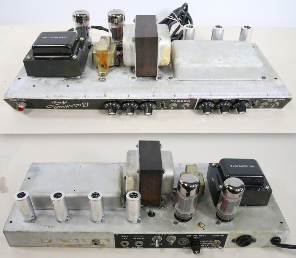 1967 Fender Bassman Black Face Panel Vintage Tube Amp Head AB165 USA WORKING