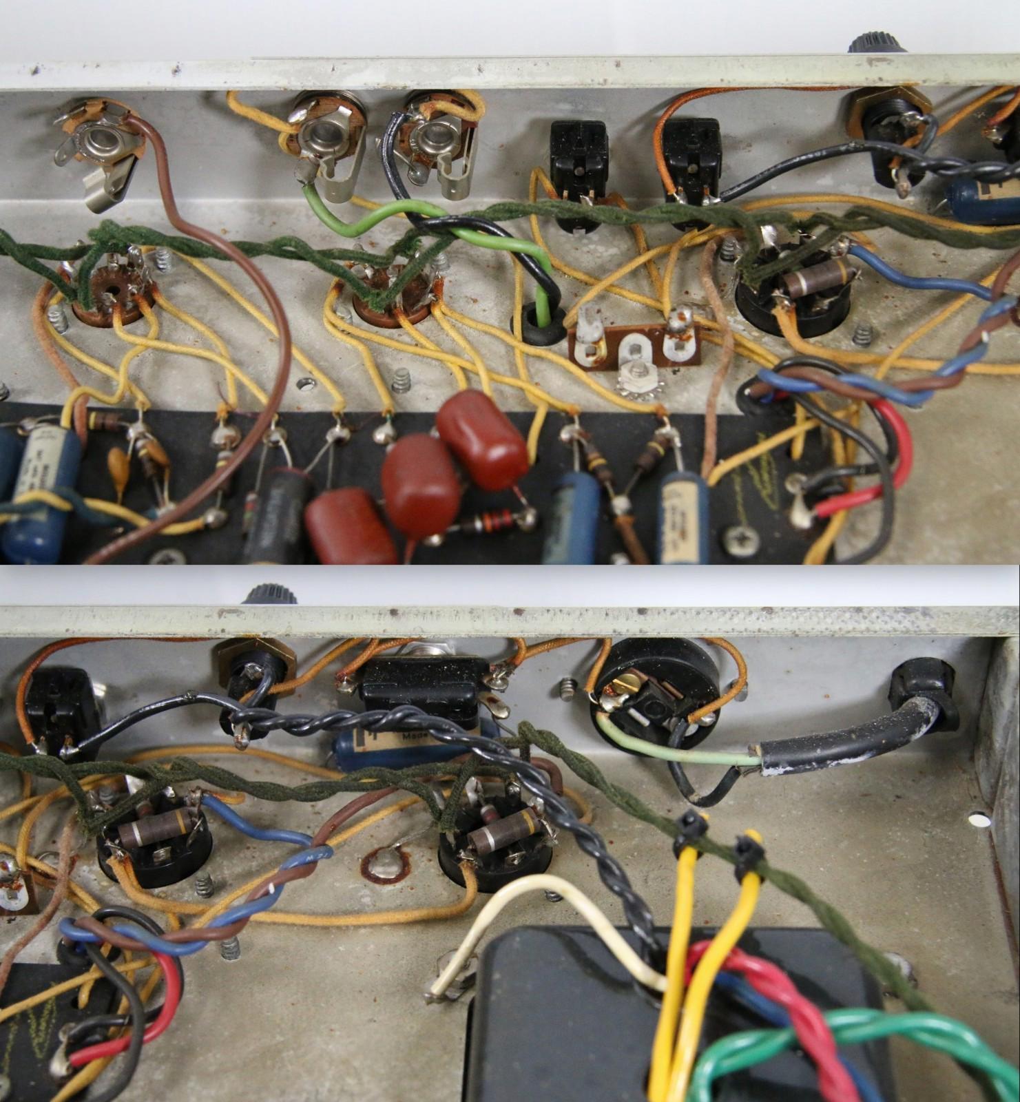 1967 Fender Bassman Black Face Panel Vintage Tube Amp Head AB165 USA WORKING