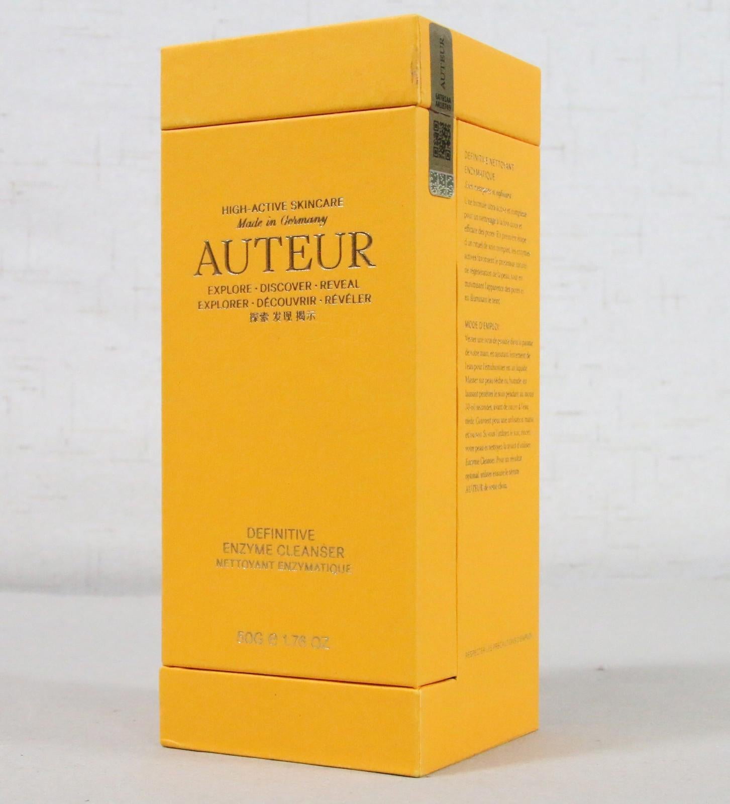 AUTEUR Definitive Enzyme Cleanser 1.76 oz New Open Box - Free Shipping!