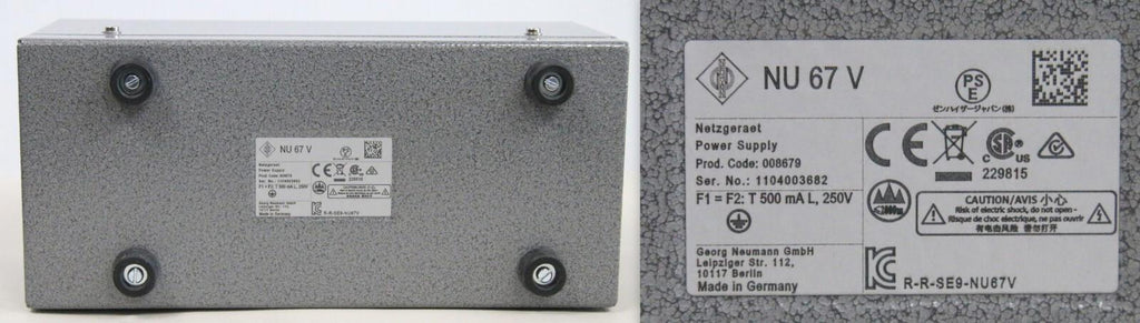 *MUST SEE* Neumann U67 Set Black - GG - Special-Edition Tube Microphone - NEW