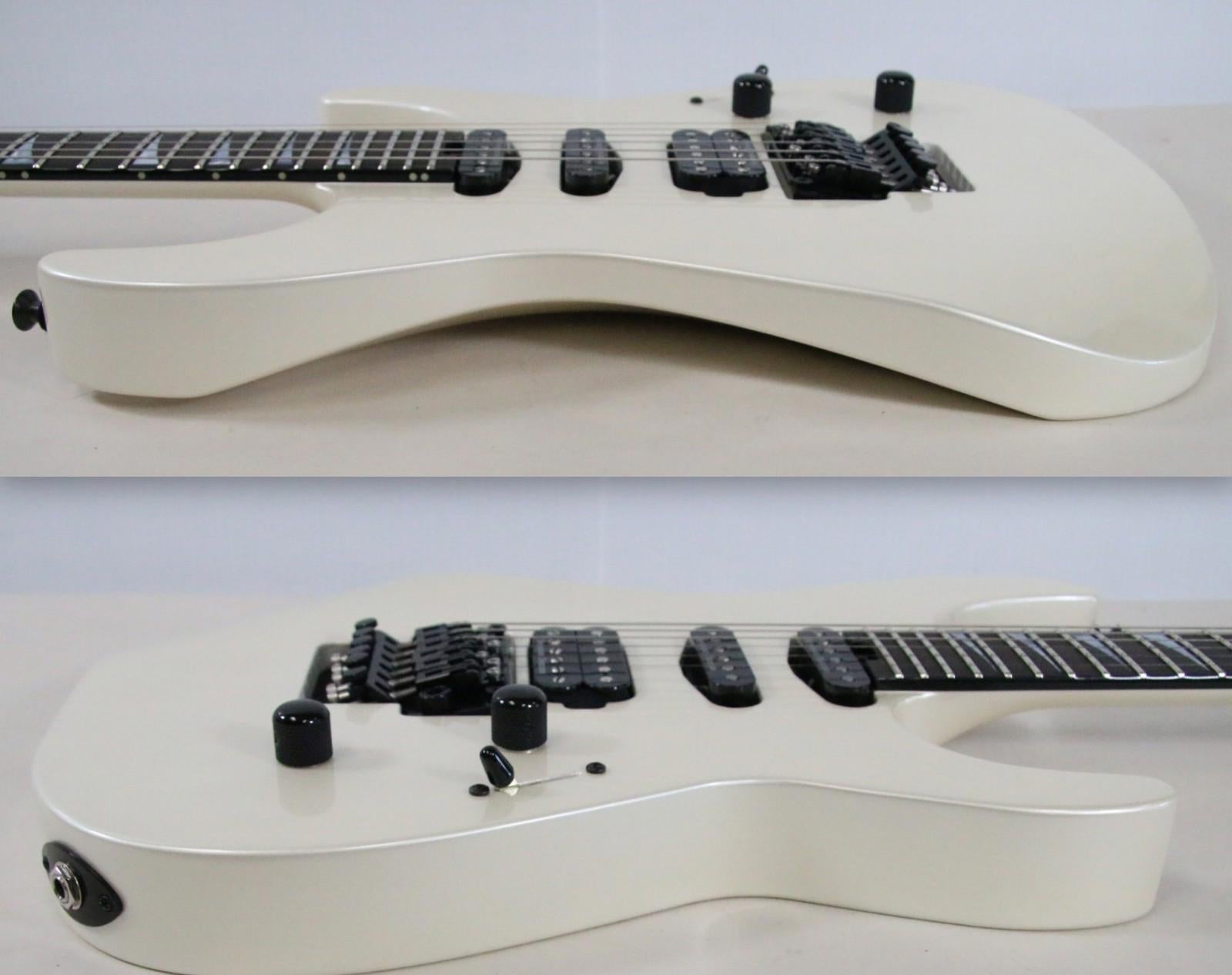 2023 Jackson American Series Soloist SL3 Platinum Pearl Ebony Electric Guitar