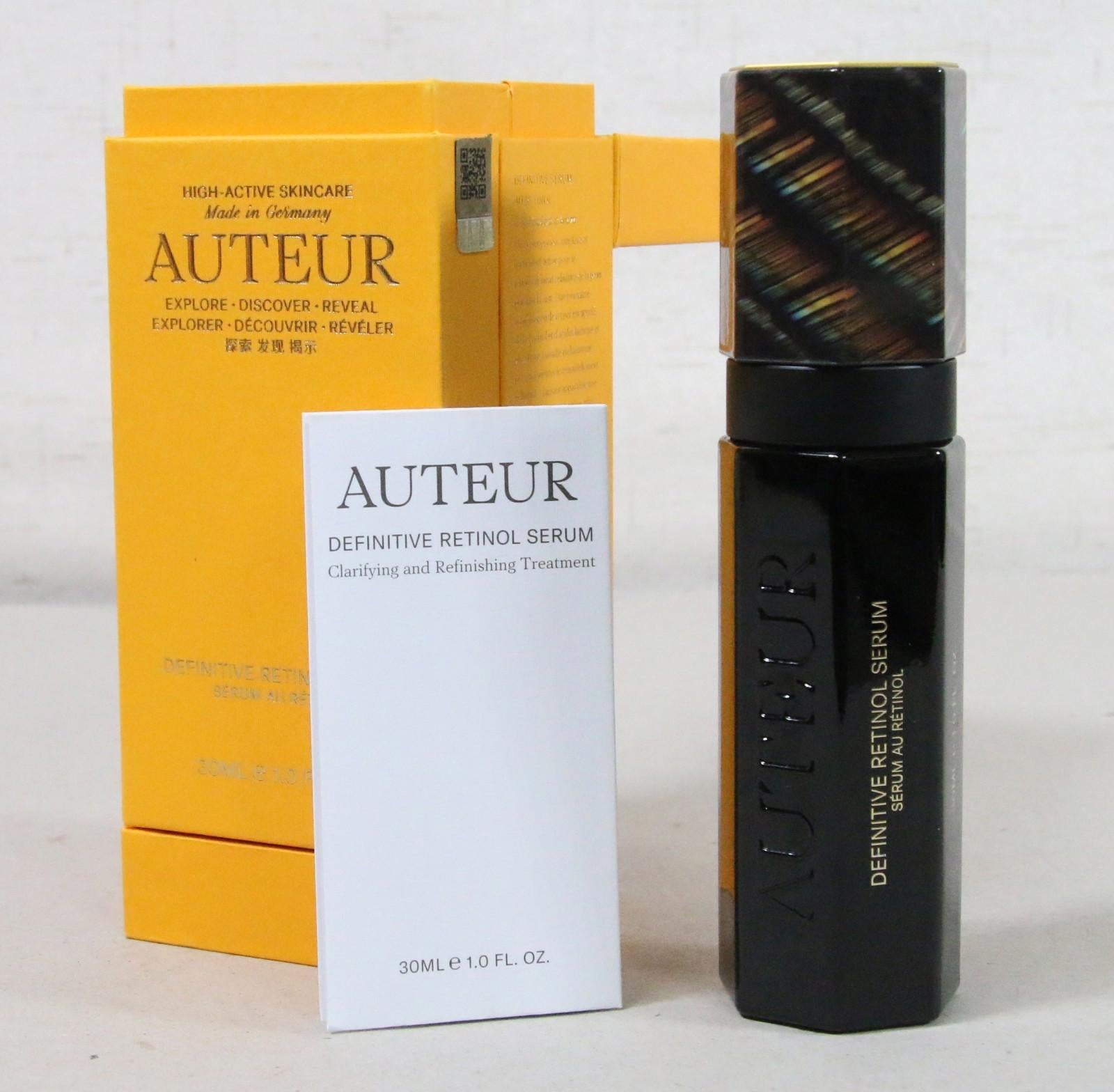 AUTEUR Definitive Retinol Serum 1 oz 30ML New Open Box - Free Shipping!