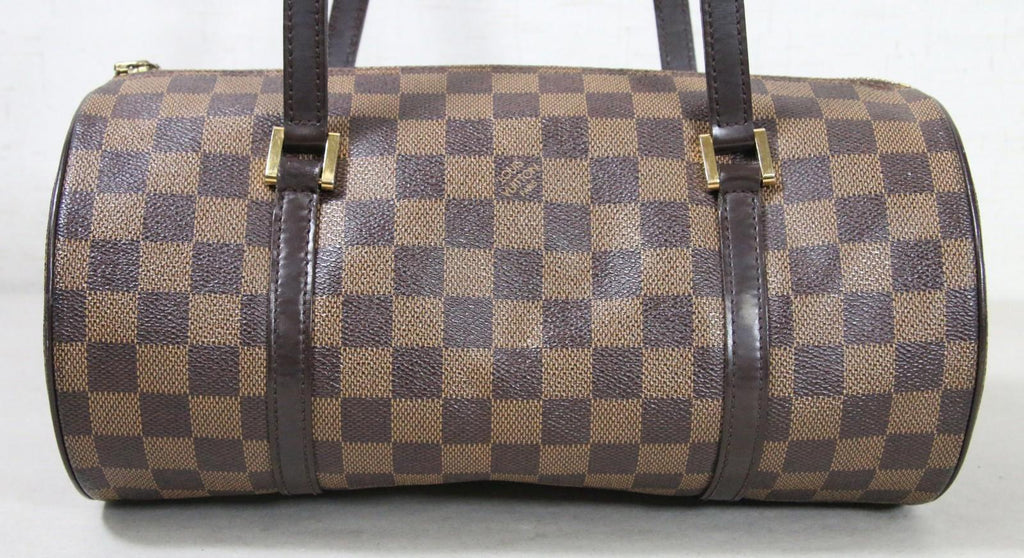 Louis Vuitton Papillion 30 Damier Ebene Canvas Handbag Vintage Authentic - Clean