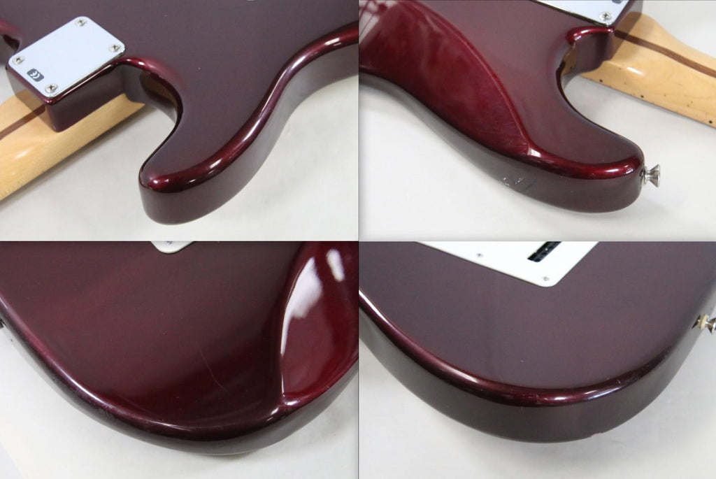 Fender 2000 Standard Stratocaster HSS Solid Body Maple Midnight Wine MIM Guitar