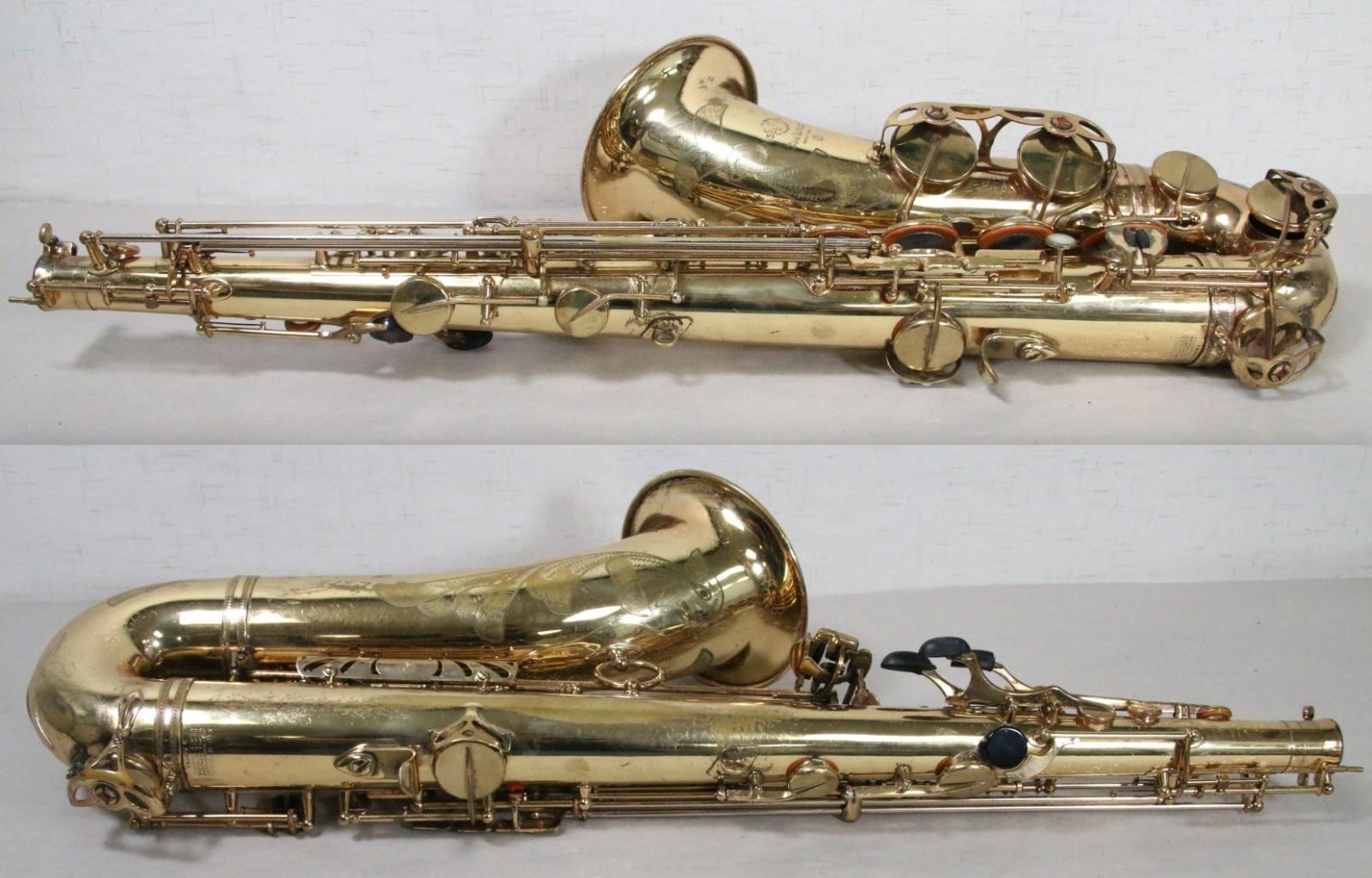 1966 Selmer Mark VI Tenor Medium Bow Saxophone France Original MUST SEE!
