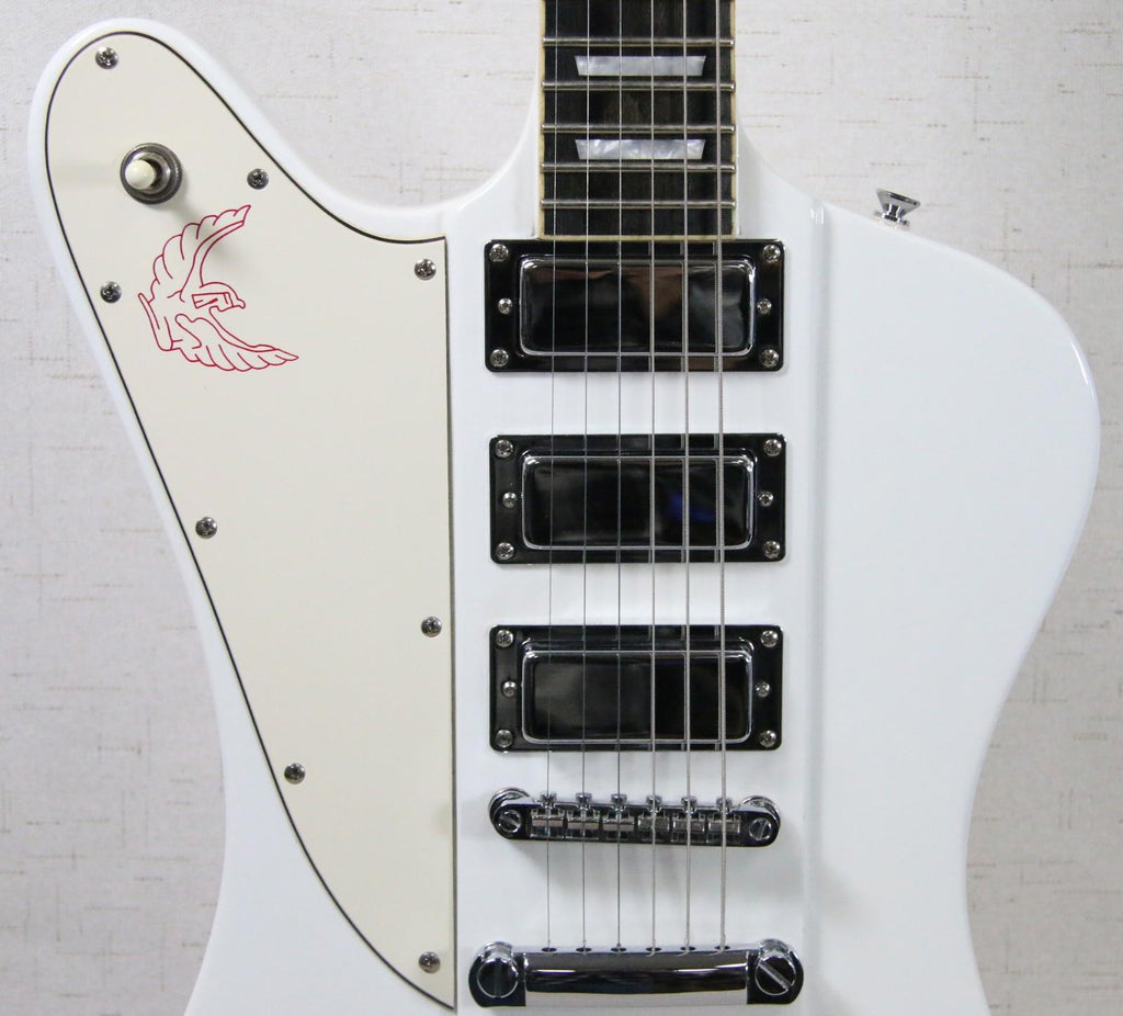 LEFT HANDED Dillion Phoenix DFB-603 Electric Guitar White w/ OG Soft Case MINT!