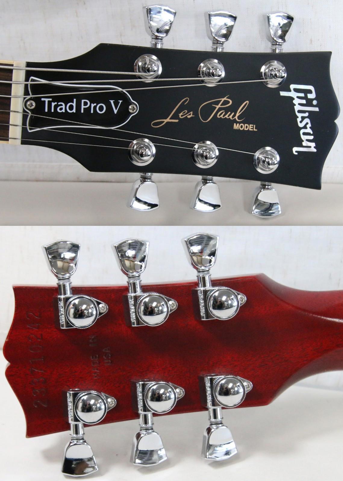 2023 Gibson Les Paul Traditional Pro V Satin Iced Tea Electric Guitar w/Case WOW