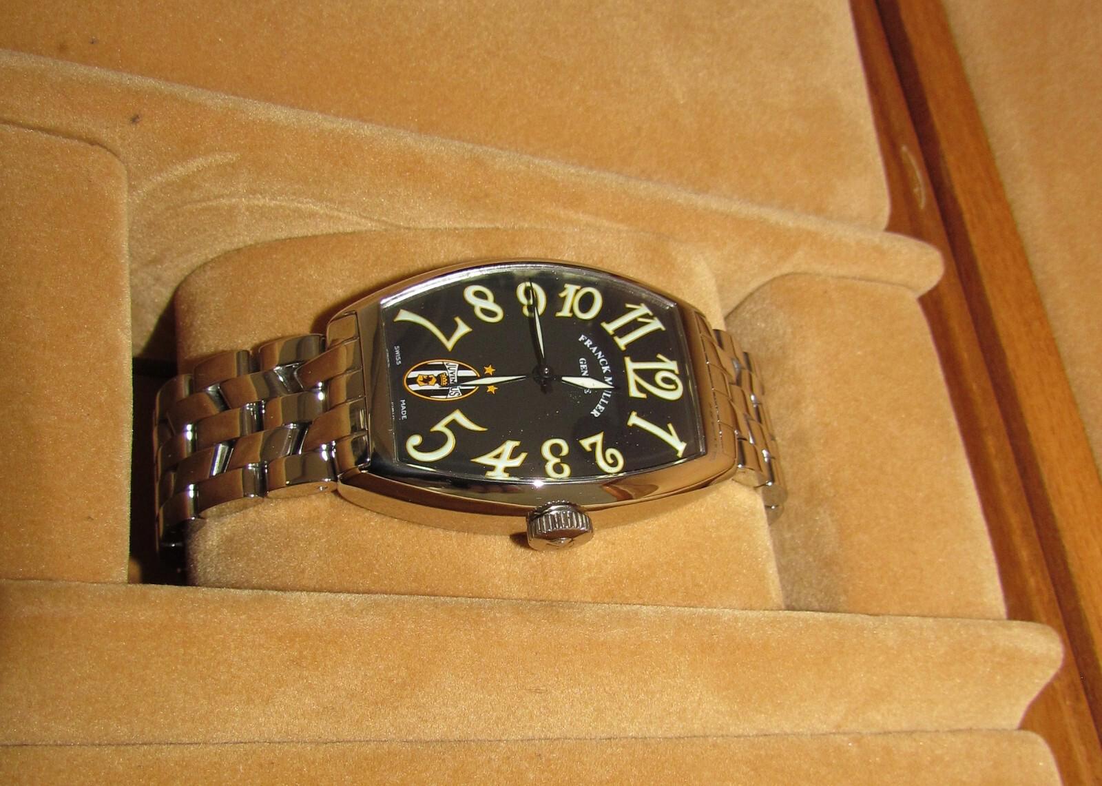 Authentic Franck Muller 5850 Juventus 300 Piece Limited Edition Wrist Watch