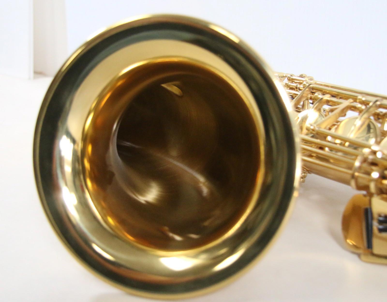 NEW Ravel Tenor Students Saxophone Brass Engraved Mother of Pearl w/Case + More