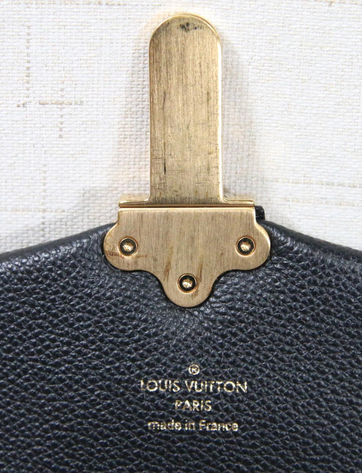 Louis Vuitton Clapton Damier Ebene Canvas Shoulder Bag Black Noir - Nice!