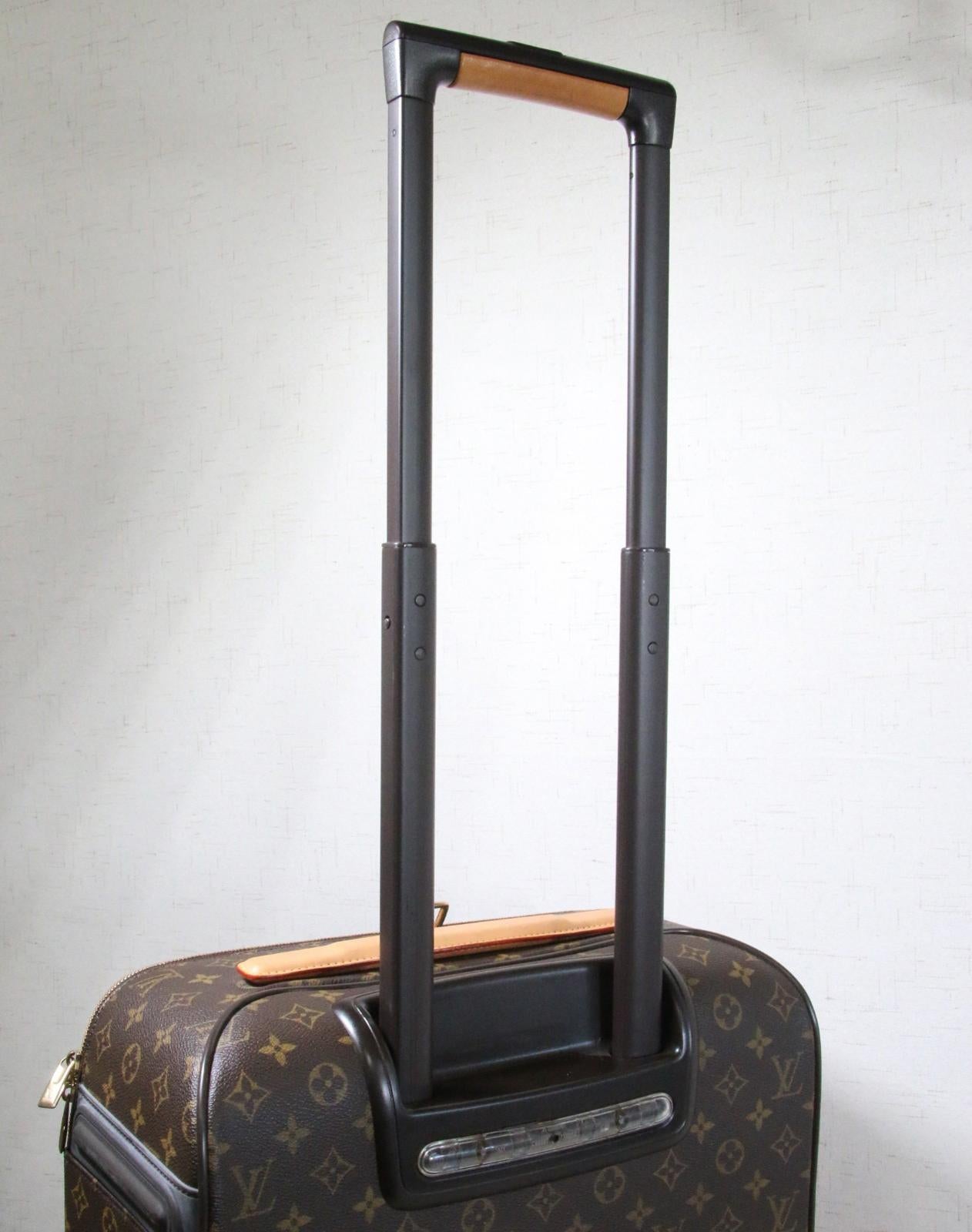 Louis Vuitton Pegase 65 Suitcase w/ Raincover/Garment Bag/Dust Cover Vintage!