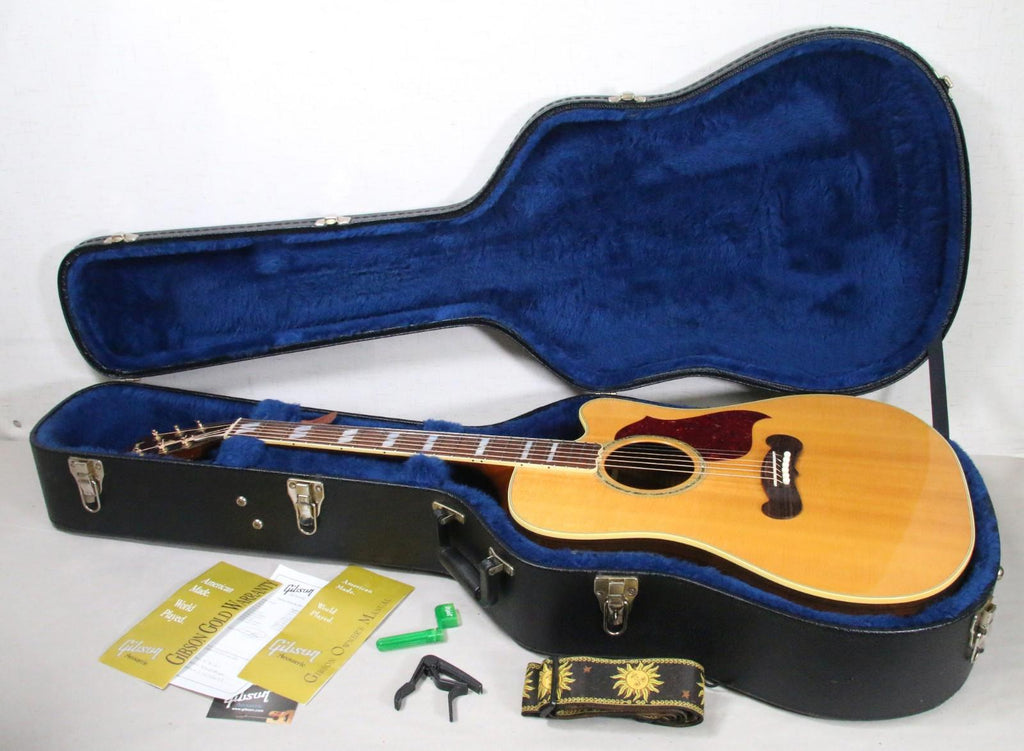 Gibson Songwriter Studio DLX EC 2012 Deluxe Electric Acoustic Guitar w/OHSC NICE