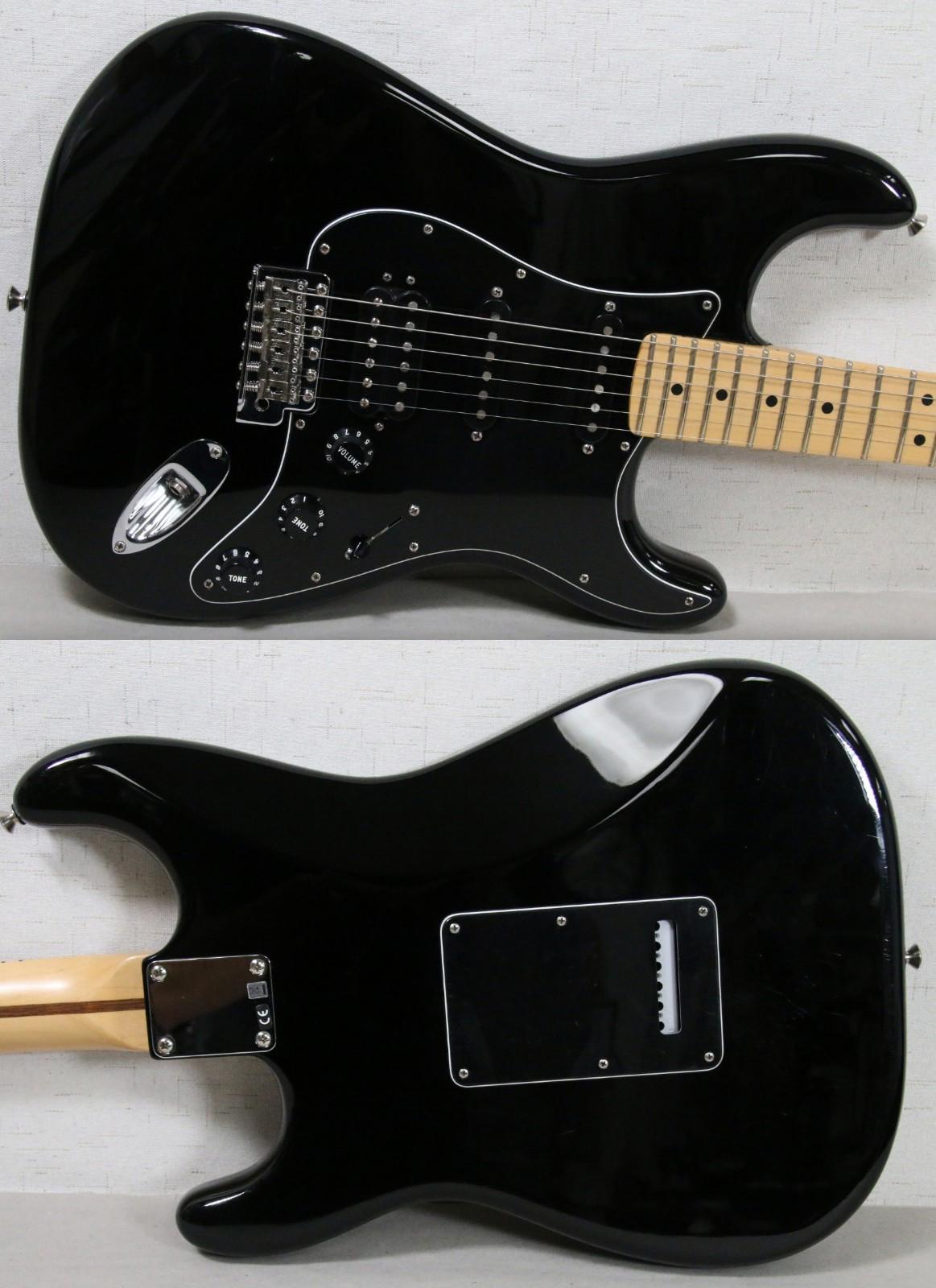 2015 Fender American Special Stratocaster HSS Black Maple 6 String Guitar USA