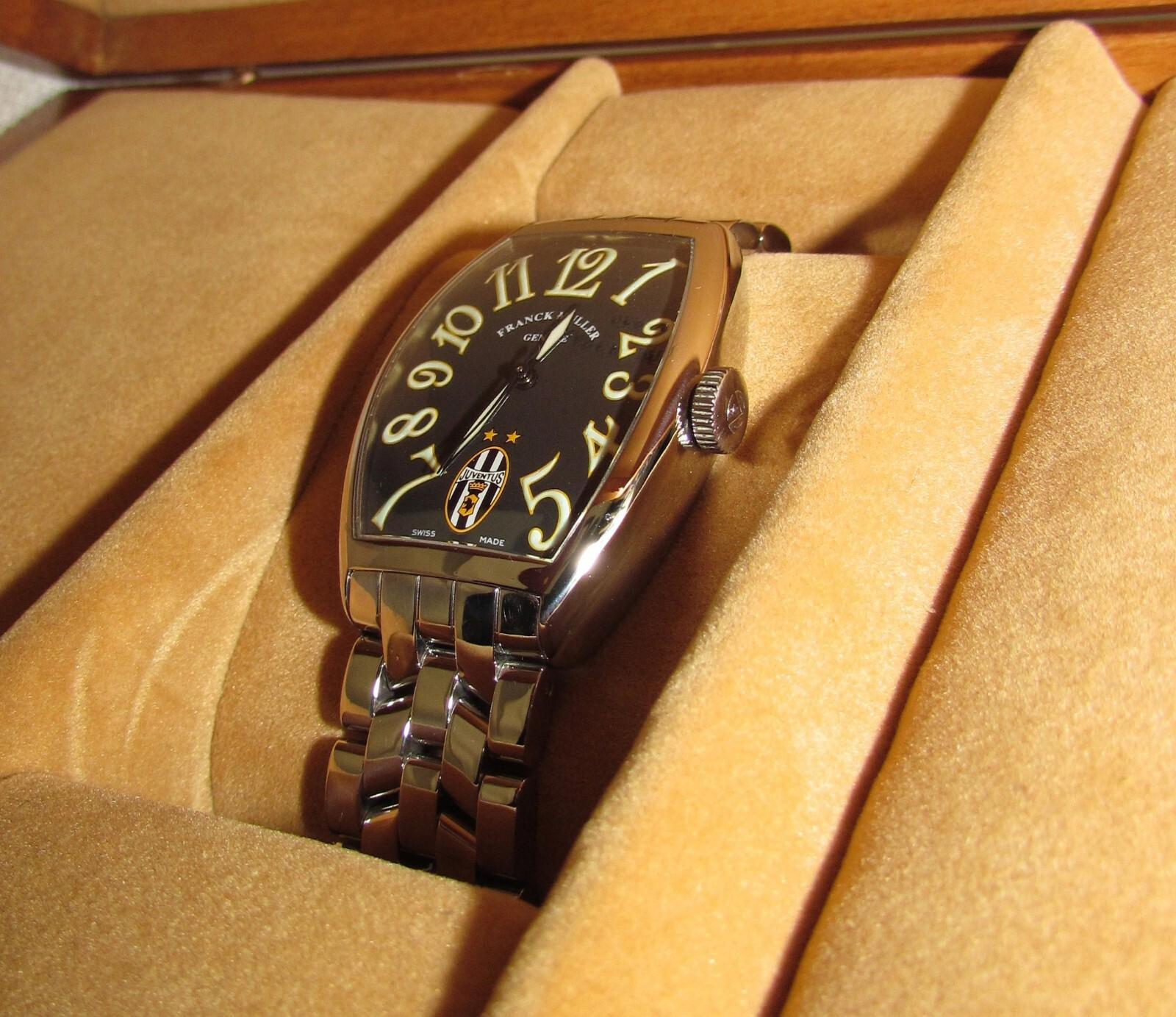 Authentic Franck Muller 5850 Juventus 300 Piece Limited Edition Wrist Watch