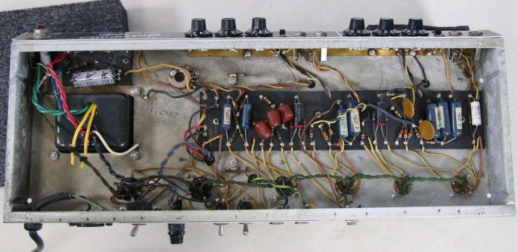 1967 Fender Bassman Black Face Panel Vintage Tube Amp Head AB165 USA WORKING