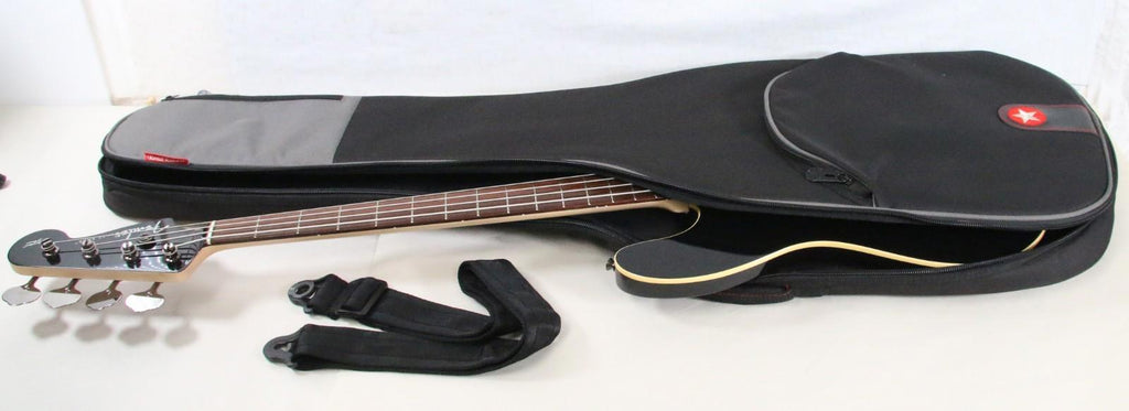 Fender Aerodyne Jazz Bass 2018 Made in Japan Black 4-String Electric Bass NICE!