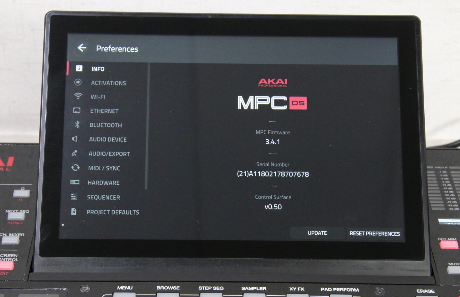 Akai MPC-X Standalone Professional Music Production System - Excellent Condition