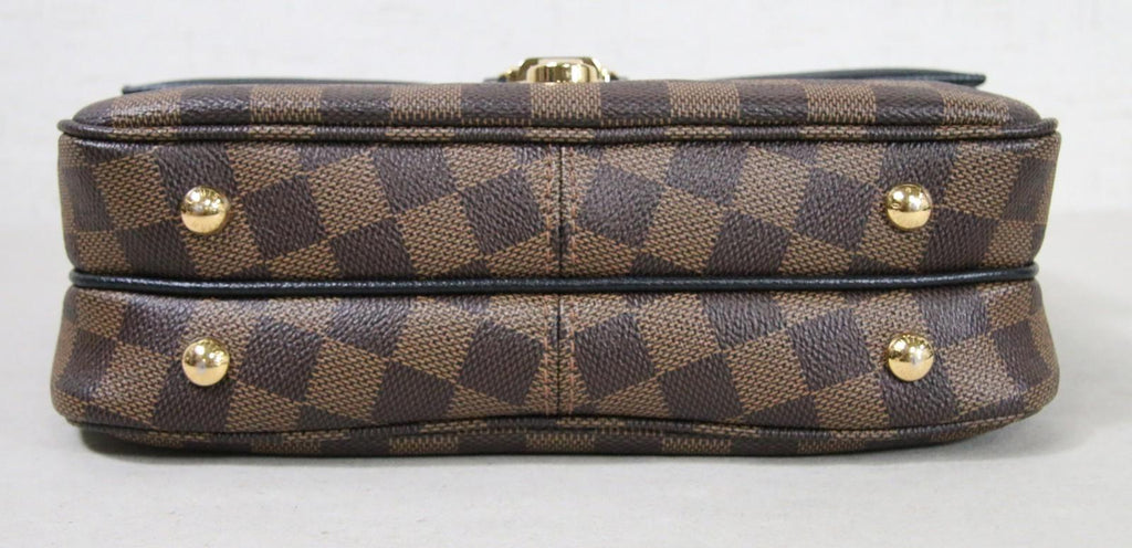 Louis Vuitton Clapton Damier Ebene Canvas Shoulder Bag Black Noir - Nice!
