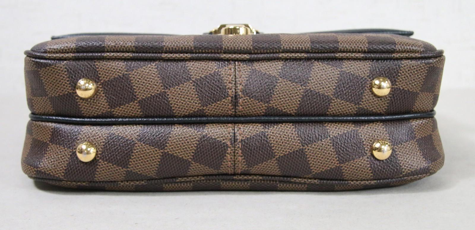 Louis Vuitton Clapton Damier Ebene Canvas Shoulder Bag Black Noir - Nice!