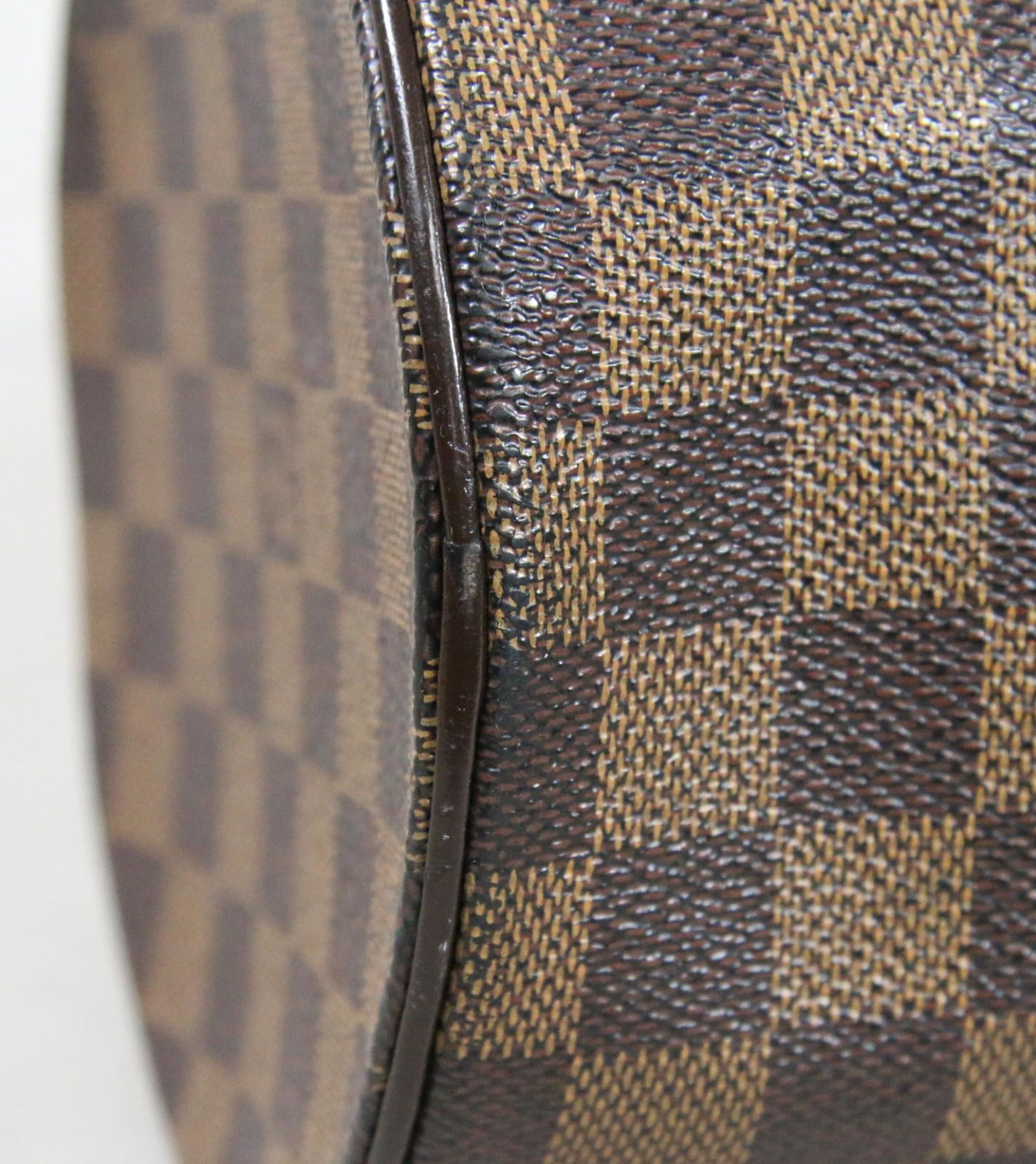 Louis Vuitton Papillion 30 Damier Ebene Canvas Handbag Vintage Authentic - Clean
