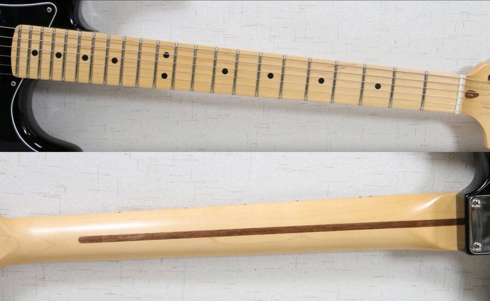 2015 Fender American Special Stratocaster HSS Black Maple 6 String Guitar USA