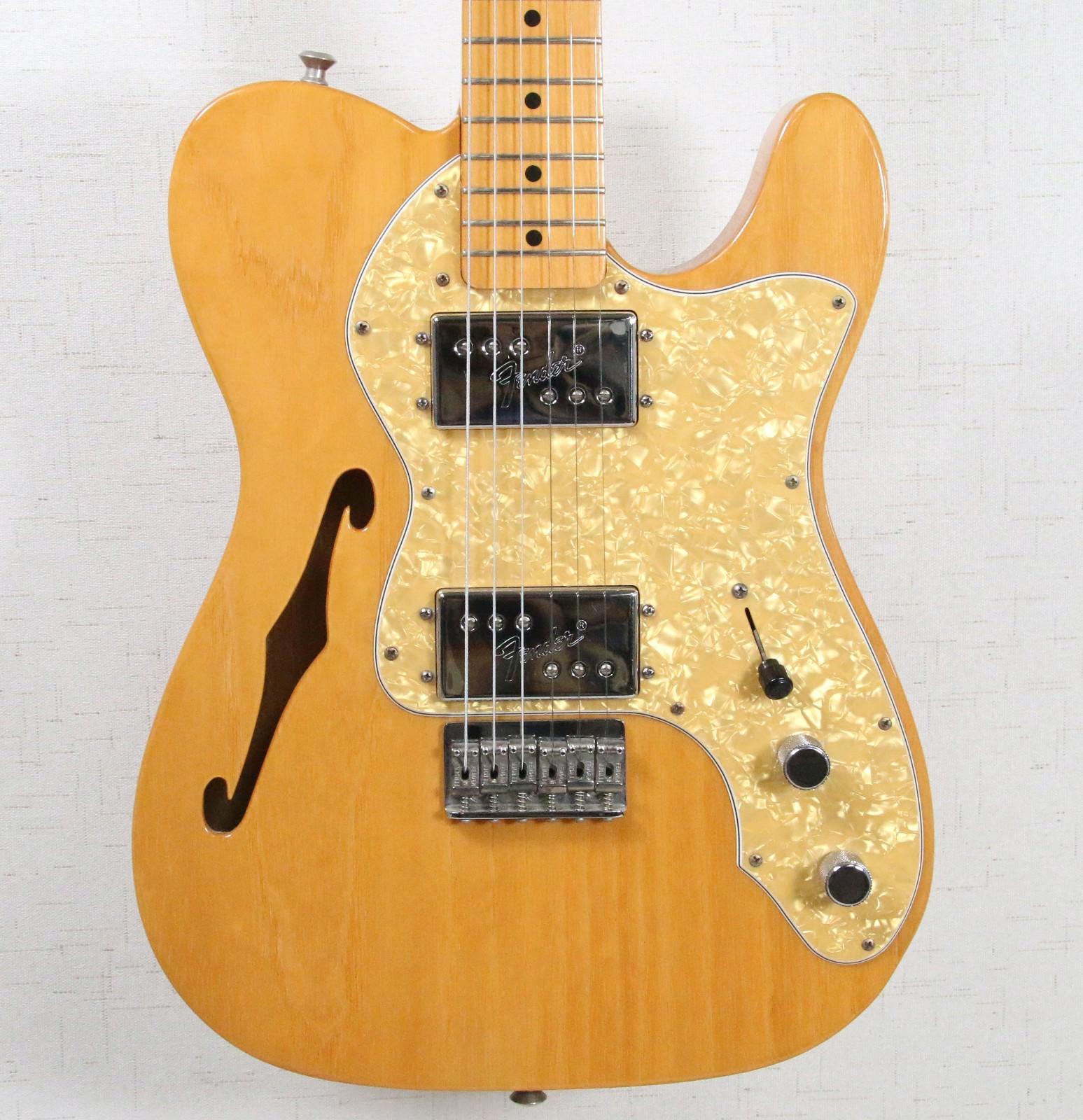 Fender Telecaster Classic '72 Series Thinline MIM 2005 Natural/Gold - Excellent!