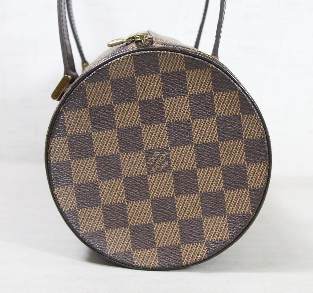 Louis Vuitton Papillion 30 Damier Ebene Canvas Handbag Vintage Authentic - Clean