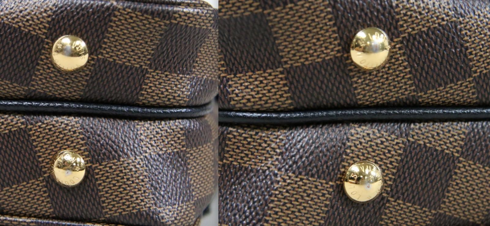 Louis Vuitton Clapton Damier Ebene Canvas Shoulder Bag Black Noir - Nice!