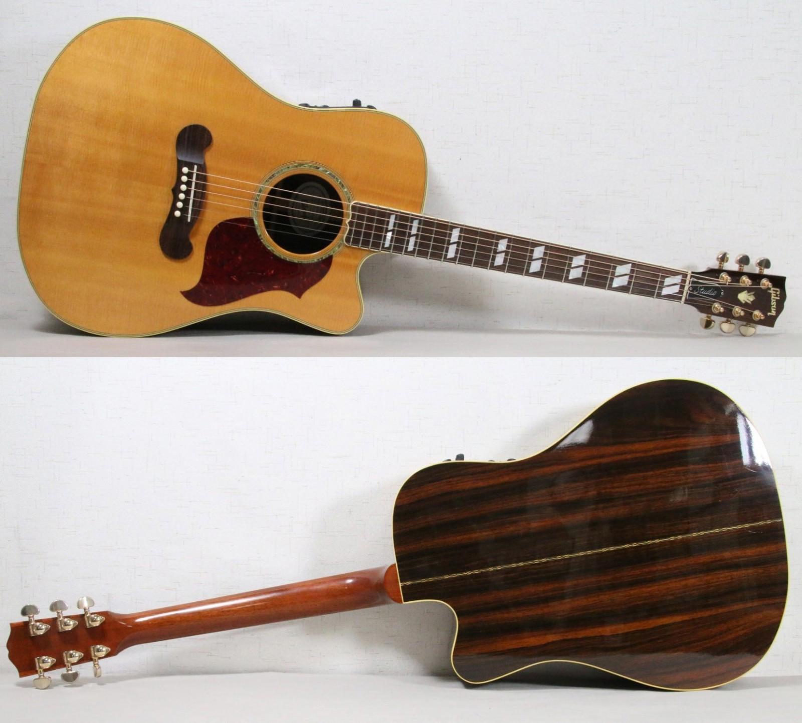 Gibson Songwriter Studio DLX EC 2012 Deluxe Electric Acoustic Guitar w/OHSC NICE