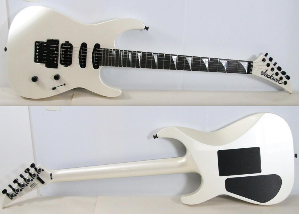 2023 Jackson American Series Soloist SL3 Platinum Pearl Ebony Electric Guitar