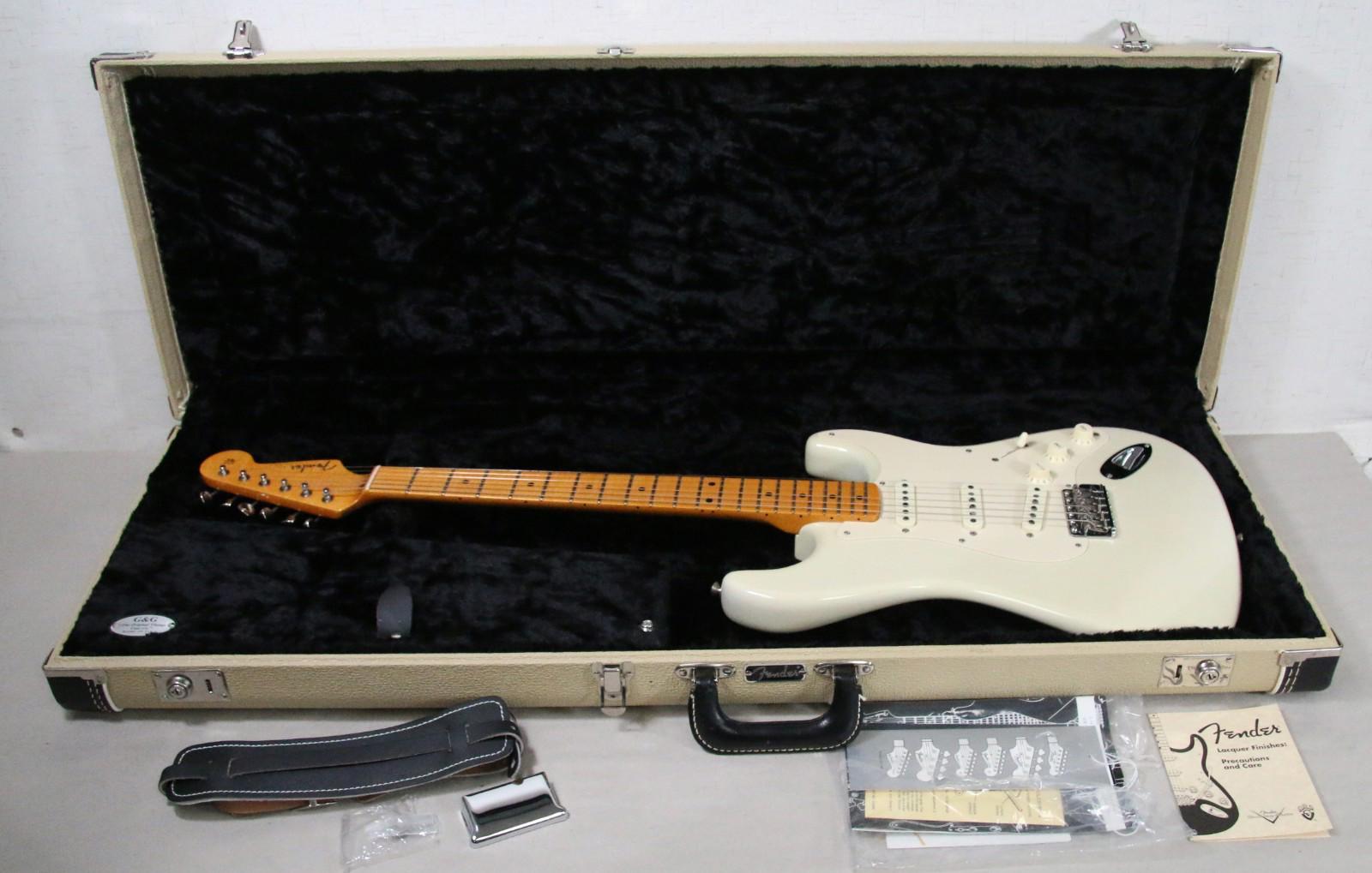 2006 Fender Eric Johnson Stratocaster White Blonde Maple Guitar w/OHSC MUST SEE!