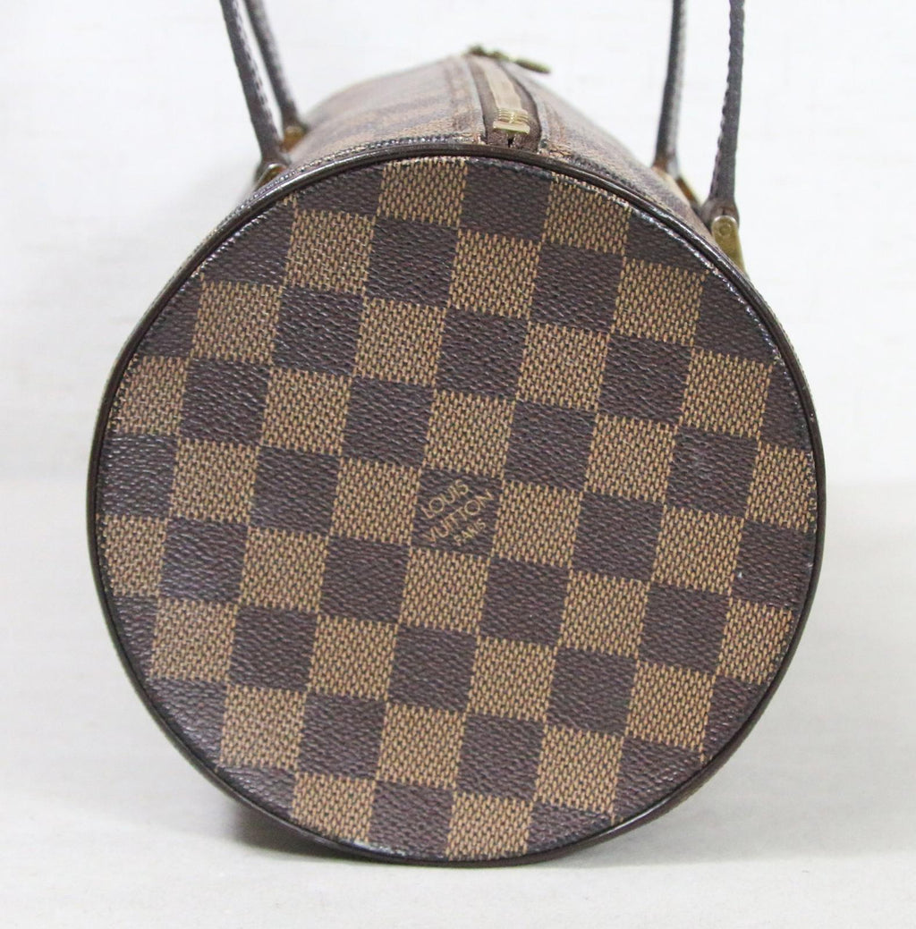 Louis Vuitton Papillion 30 Damier Ebene Canvas Handbag Vintage Authentic - Clean