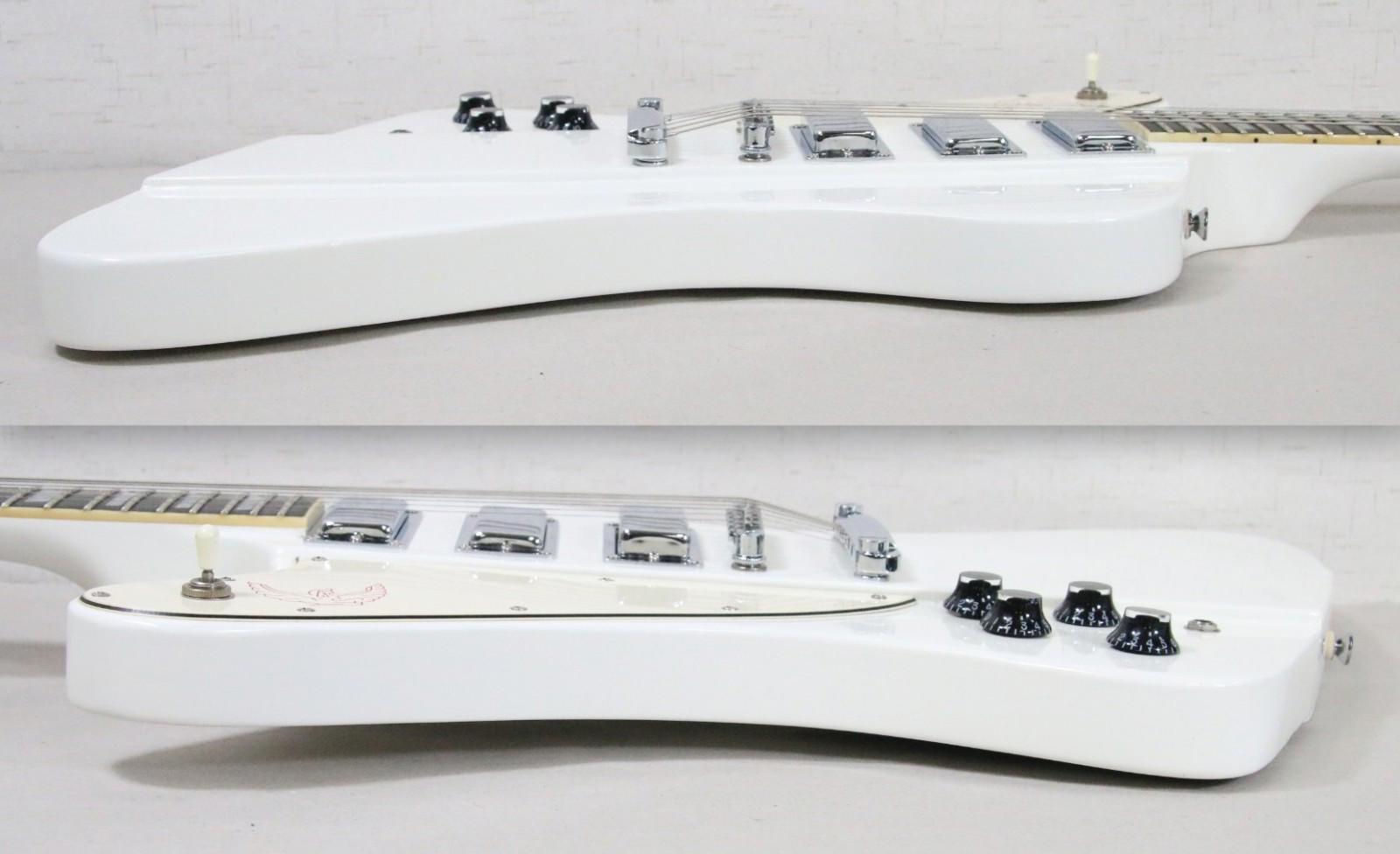 LEFT HANDED Dillion Phoenix DFB-603 Electric Guitar White w/ OG Soft Case MINT!