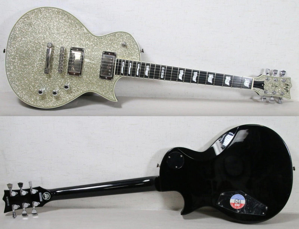 ESP Eclipse 2012 Standard Series Silver Sparkle MIJ Electric Guitar w/OHSC NICE!
