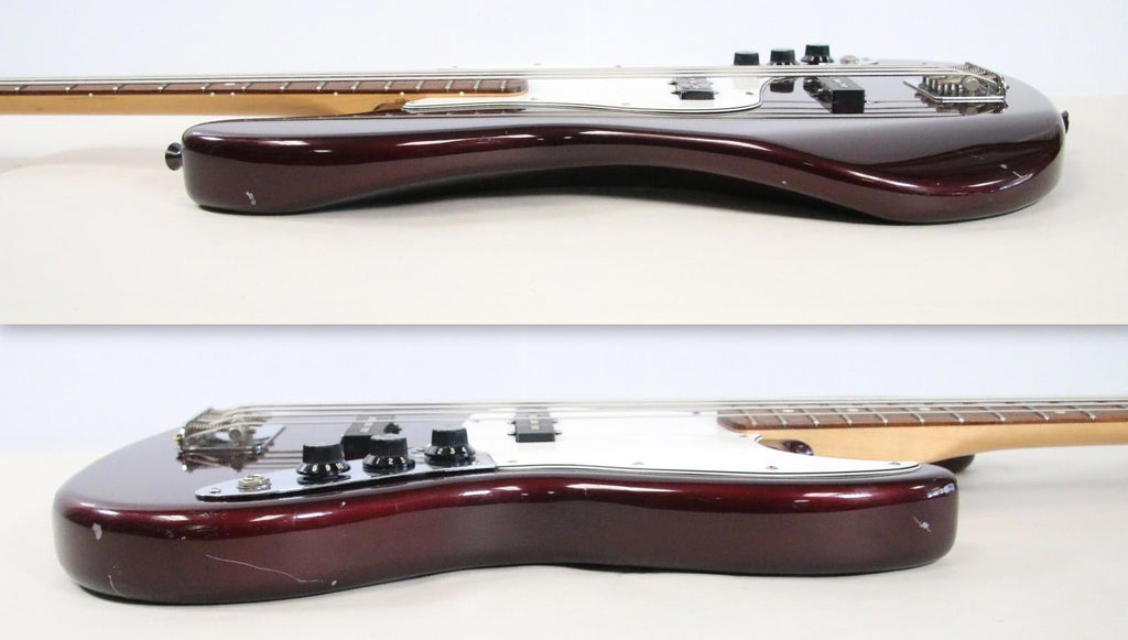 Fender Standard Jazz Bass MIM 1998-2008 4-String Bass Guitar Midnight Wine