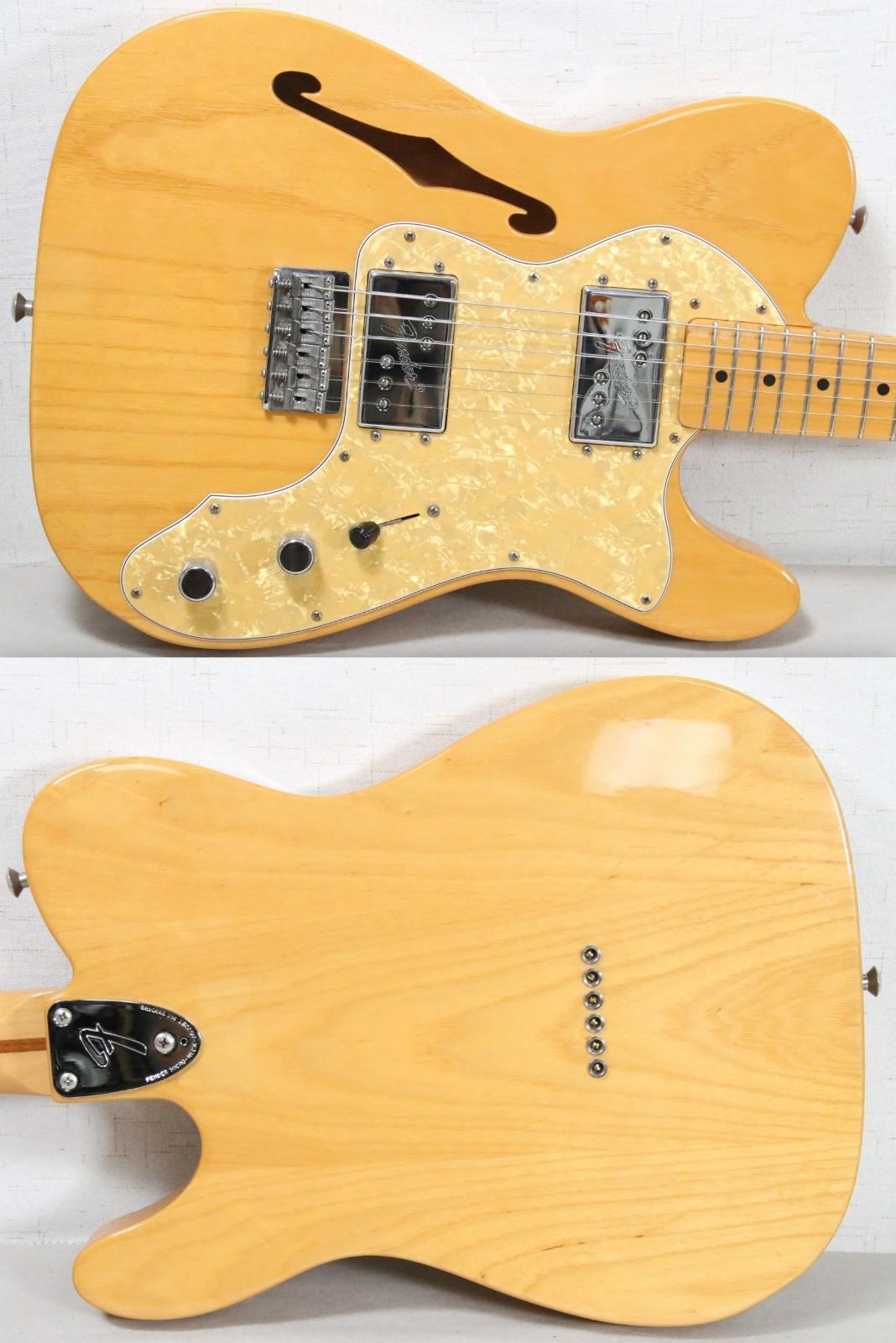 Fender Telecaster Classic '72 Series Thinline MIM 2005 Natural/Gold - Excellent!