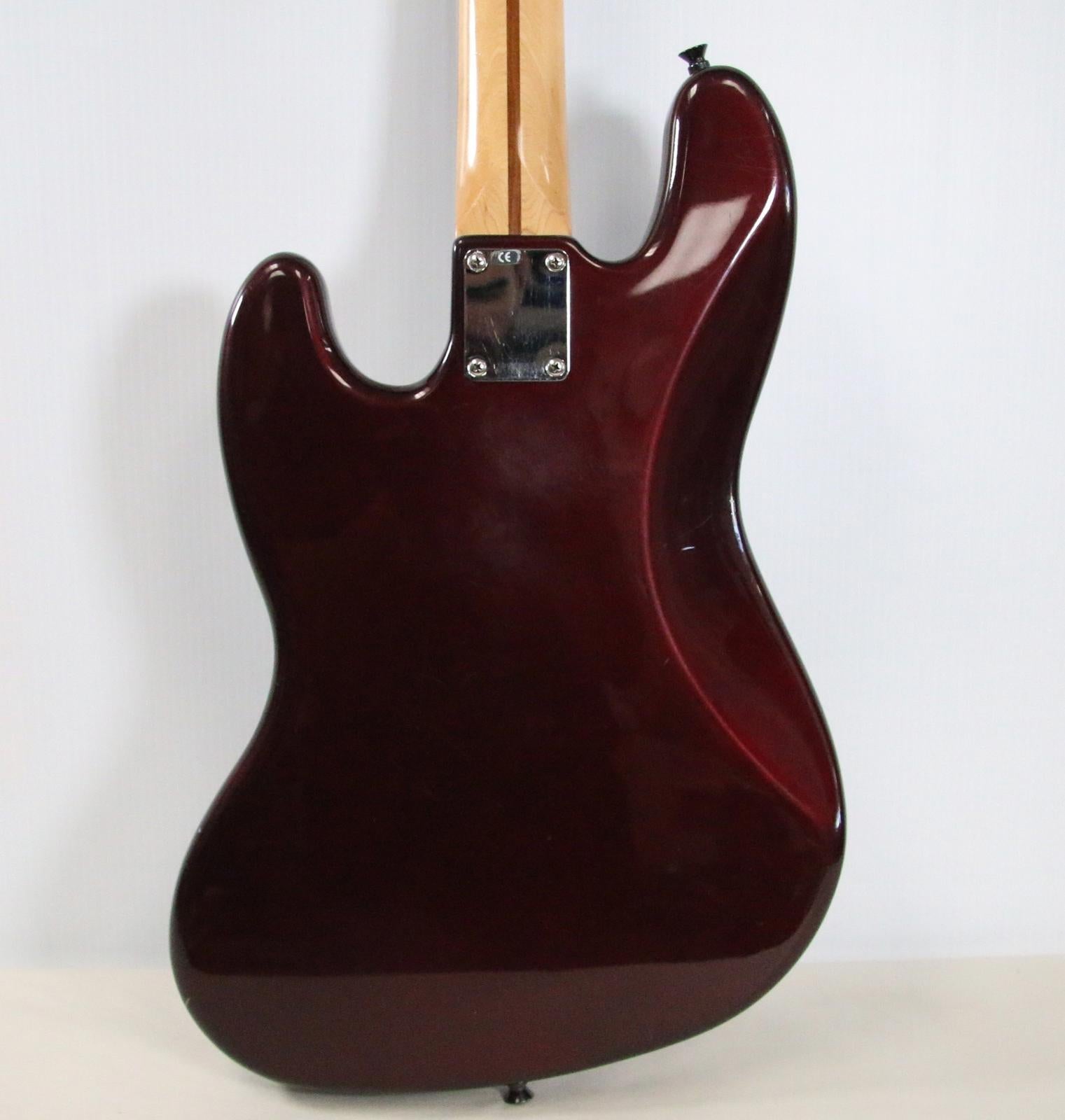 Fender Standard Jazz Bass MIM 1998-2008 4-String Bass Guitar Midnight Wine