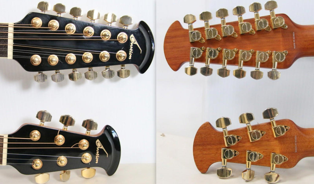 Ovation Celebrity CSE225 Double Neck Blue Burst Acoustic Electric Guitar Korea