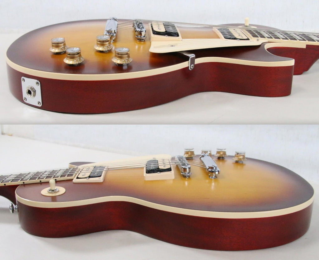 2023 Gibson Les Paul Traditional Pro V Satin Iced Tea Electric Guitar w/Case WOW