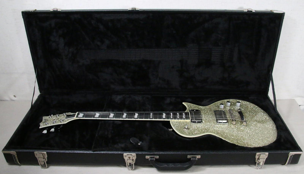 ESP Eclipse 2012 Standard Series Silver Sparkle MIJ Electric Guitar w/OHSC NICE!