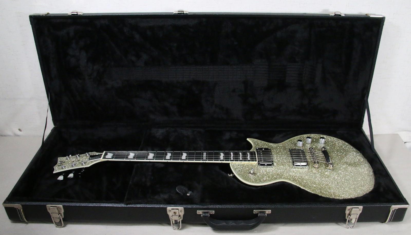 ESP Eclipse 2012 Standard Series Silver Sparkle MIJ Electric Guitar w/OHSC NICE!