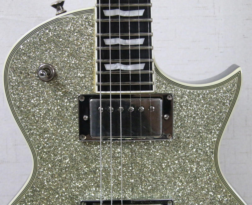 ESP Eclipse 2012 Standard Series Silver Sparkle MIJ Electric Guitar w/OHSC NICE!